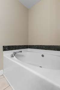 Soaking tub.