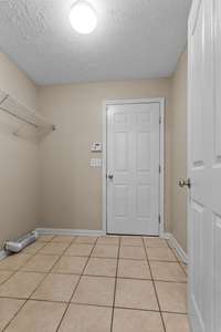 Laundry room. The door goes to the garage.