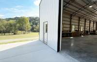 View from the side entrance of the barn.