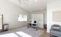 Office - Murphy bed is behind the desk