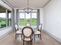 Dining area off of kitchen