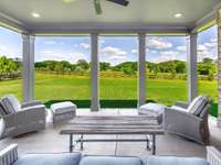 Back porch and fantastic view
