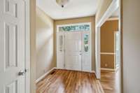 The front door with skylights opens to a warm and inviting entryway! 2403 Franklin Ln  Murfreesboro, TN 37130