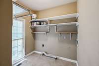Utility space with shelving to keep all your belongings organized! 2403 Franklin Ln  Murfreesboro, TN 37130