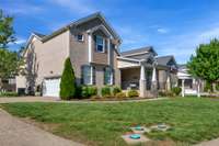 A side entry garage is always a nice touch to any home.