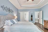 The owner's suite is big enough for all your furniture to fit comfortably.