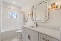 Large bathroom suite off of bedroom #3