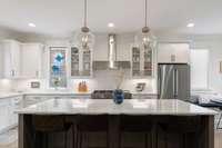 Massive kitchen island