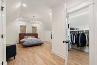 Large bedroom #3 with two large closets