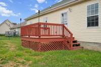 Back deck—ideal for morning coffee or grilling!