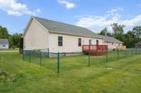 Fenced in backyard!