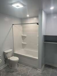 Extra shelf space in bathroom