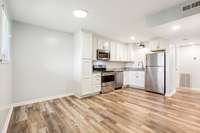 Plenty of Kitchen space and cabinets