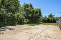 So much back yard for playing!