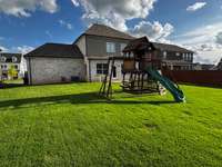 This included playground is perfect for families with kids, ensuring endless fun right in your backyard!