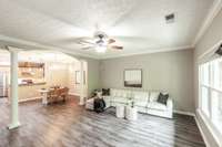 Enjoy new flooring and paint completed in 2023–2024, giving the space a clean, modern look.