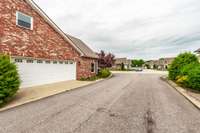 Large garage provides convenience, storage options, and direct entry into the home for added ease.
