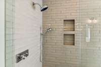 Master shower