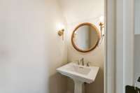 1/2 bath in bonus room