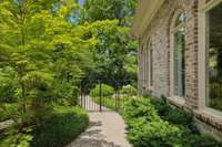 The owner of this home worked as a docent at Cheekwood gardens - all aspects of this landscaping have been beautifully curated and lovingly maintained.