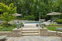 Privacy abounds in this sanctuary like backyard,