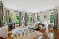 For those not needing an extra bedroom on the main level, this space could serve as an expansive bonus room.  The unique floor plan makes this home incredibly adaptable to a wide variety of needs