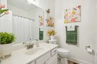 Full bath on main level.