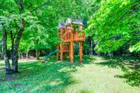 Massive playground with two towers, slide and more!
