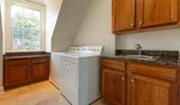 Upstairs laundry room