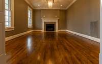 Living room is located to the left of the front door