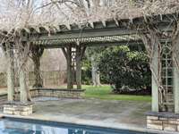 Imagine how leafy and shady the pergola will be in the spring