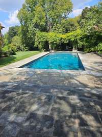 Pretty pool in spring