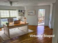 Master Bedroom with Deck Walk Out ~ STAGED