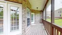 Covered back Deck