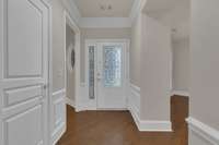View of entrance. Kitchen is to the right.