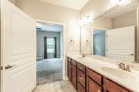 Double vanities.