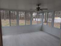 Enjoy heated and cooled indoor comfort with a gorgeous natural view of your gorgeous backyard!