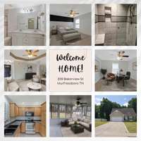 Your dream home awaits! Everything you've worked so hard for is coming true! We are thrilled to welcome you HOME to 209 Bakerview St Murfreesboro! Don't forget to call the post office and get your address changed!