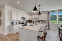 *Photo taken of model home. Colors & selections may vary*