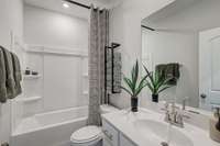 *Photo taken of model home. Colors & selections may vary*