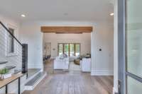 View of home from front doors.