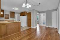 Functional layout with open flow from the dining area into the kitchen ideal for daily living or hosting guests.
