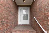 Outside entryway