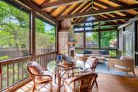Wow and Wow !!! A over the top Screened Room custom designed and built with a eye for detail