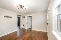 Laundry Closet, Washer and Dryer stay.