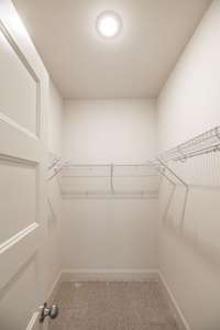 Bedroom 3 walk-in closet.