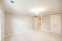 Bedroom 4 includes a walk-in closet and a second closet.