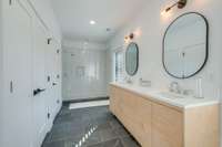 Bedroom three's en suite bathroom
