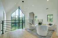 Upstairs loft area