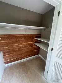 Cedar lined closet Bed 2